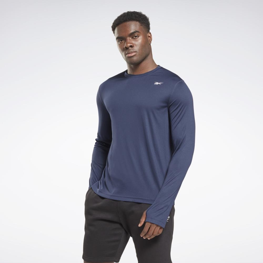 

Лонгслив мужской Reebok Training Long Sleeve Tech T-Shirt синий 2XL, Training Long Sleeve Tech T-Shirt