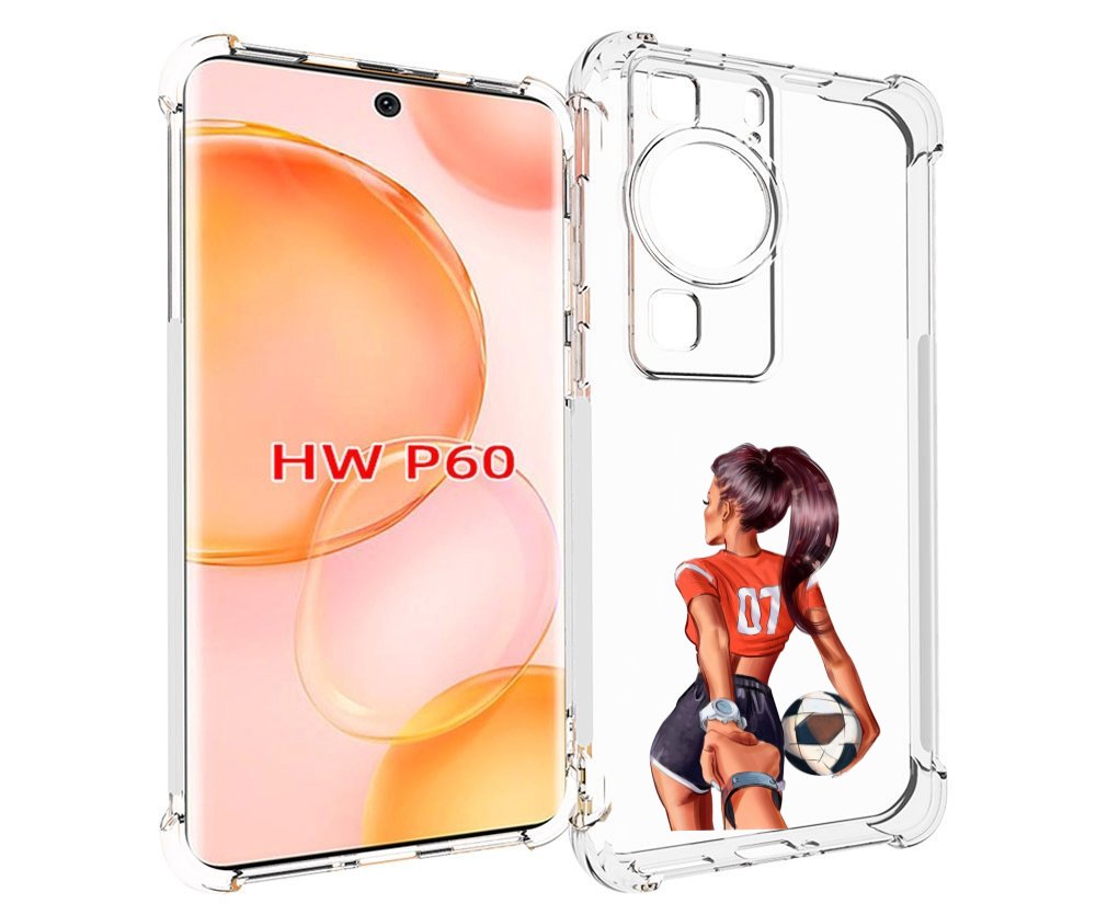 

Чехол MyPads Девушка-футболистка женский для Huawei P60, Tocco