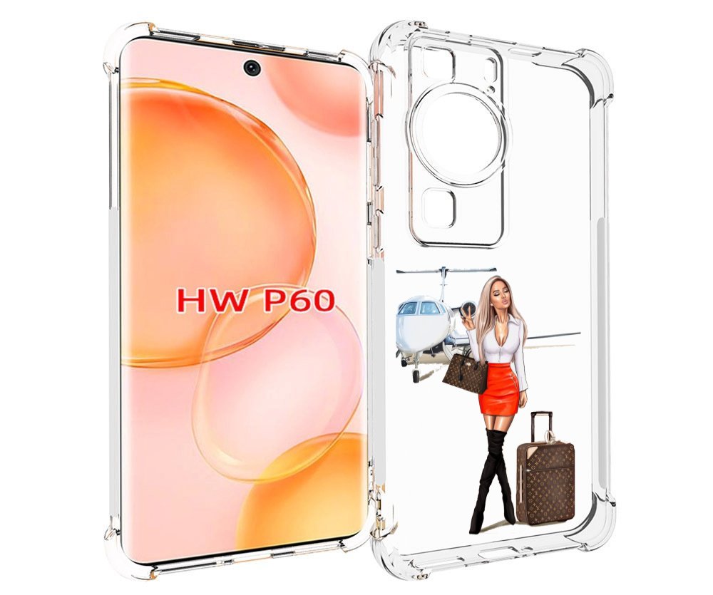

Чехол MyPads Деловая-девушка женский для Huawei P60, Tocco