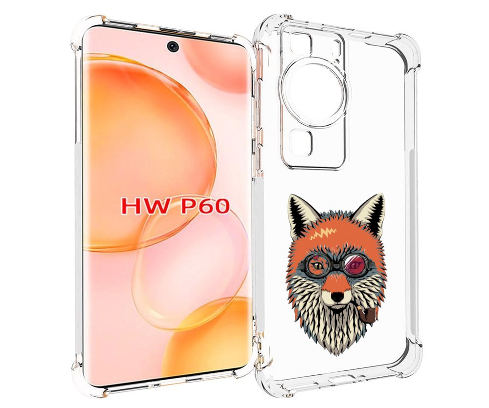 

Чехол MyPads Деловой лис для Huawei P60, Tocco
