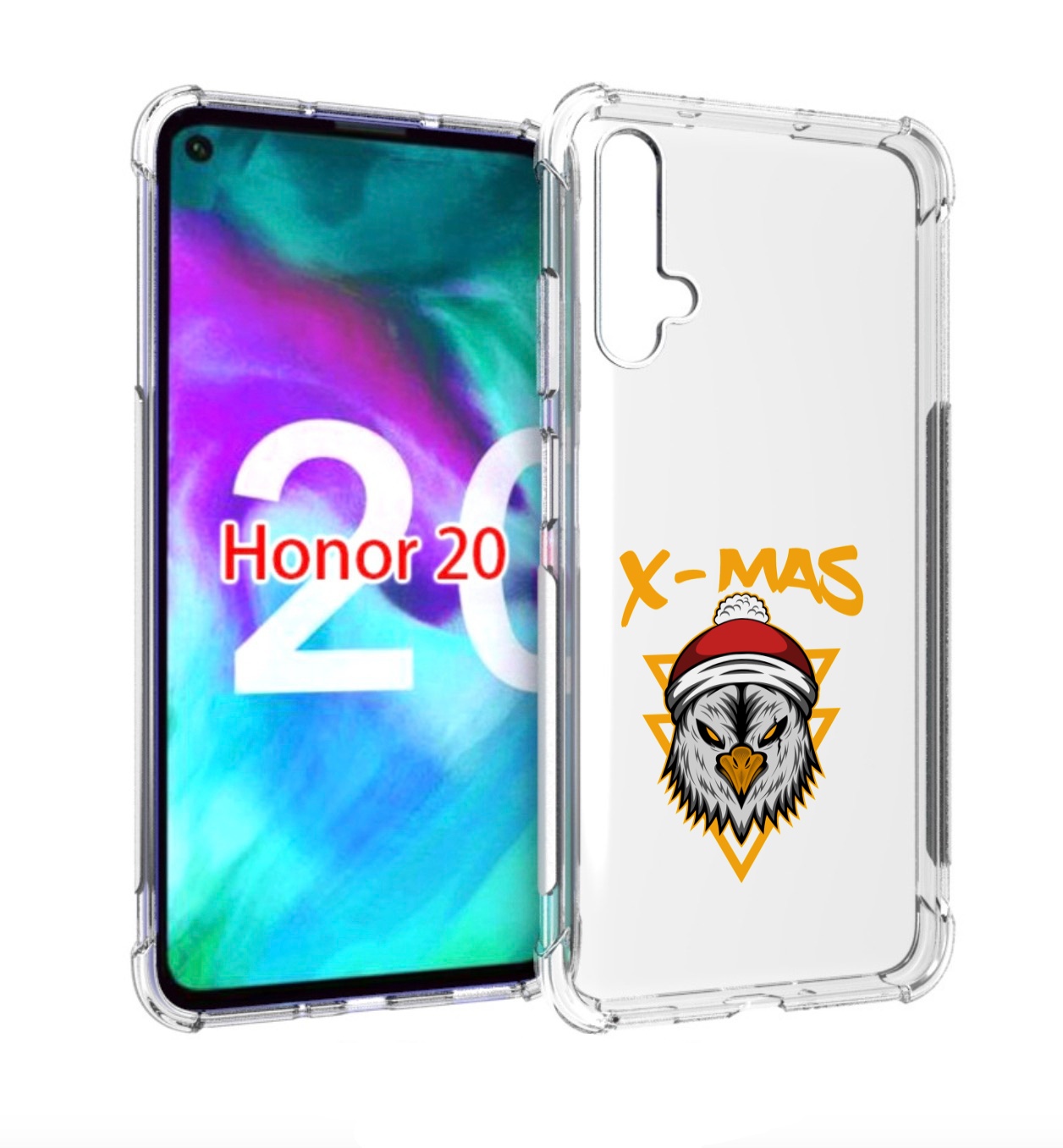 

Чехол бампер MyPads Xmax для Honor 20, Прозрачный, Tocco