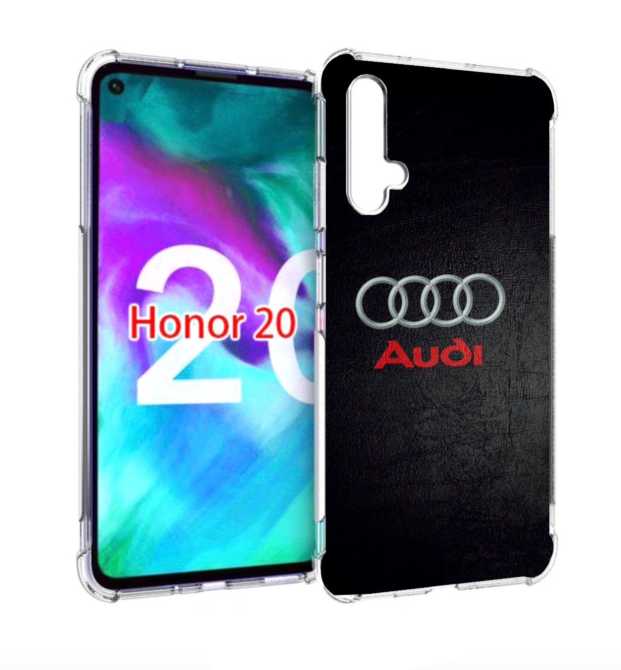 

Чехол бампер MyPads audi ауди 6 мужской для Honor 20 Honor, Прозрачный, Tocco