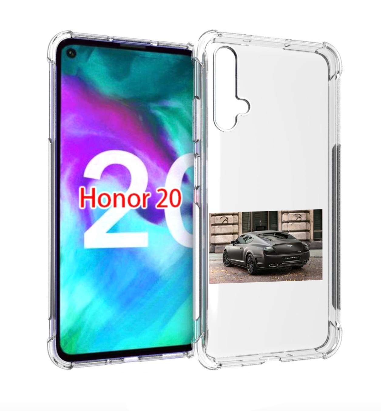 Чехол бампер MyPads bentley бентли 1 мужской для Honor 20