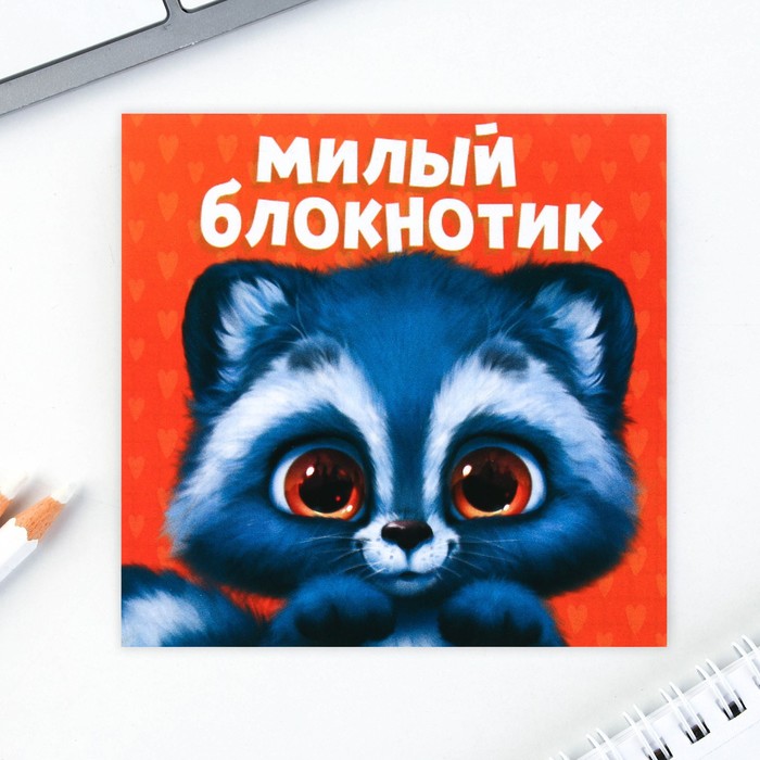 

Блокнот ArtFox Енотик 9779062, 16 листов, 20 шт
