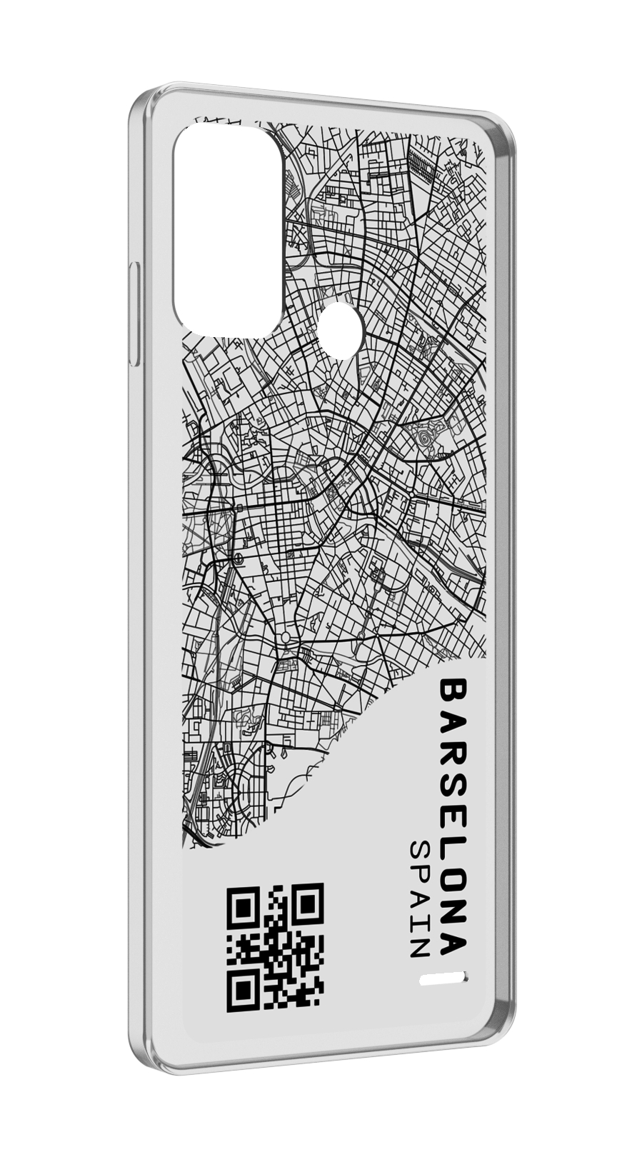 

Чехол MyPads схема-барселона для ZTE Blade A52, Прозрачный, Tocco