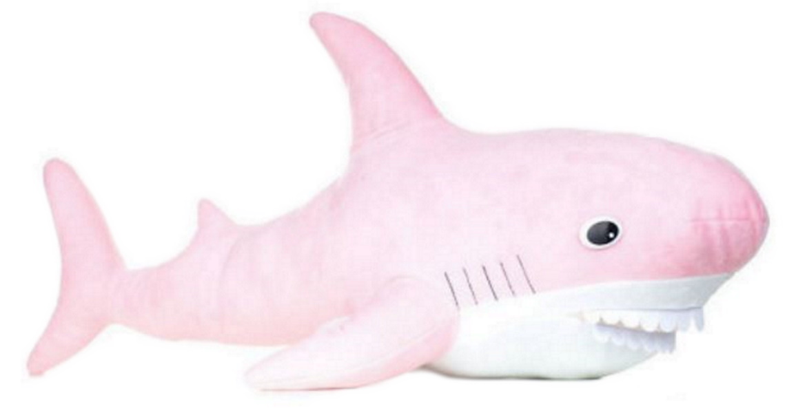 фото Мягкая игрушка акула. большая, цвет розовый malvina 15.139.3