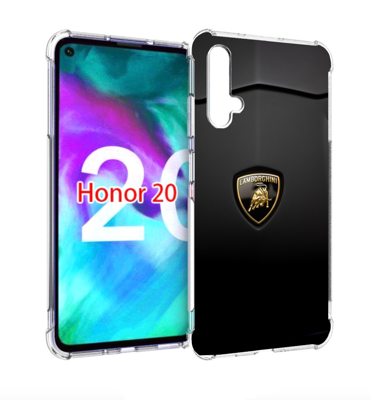

Чехол бампер MyPads lamborghini ламба 3 для Honor 20 Honor, Прозрачный, Tocco