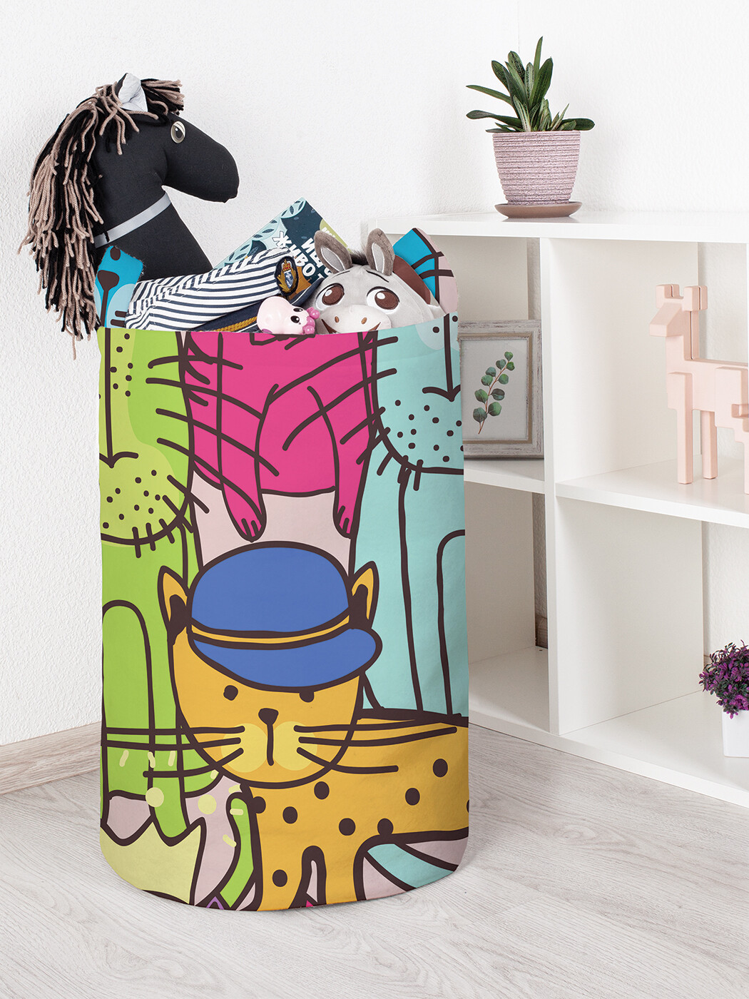 

Корзина для игрушек JoyArty 40x60 см toba_26458_L, Разноцветный