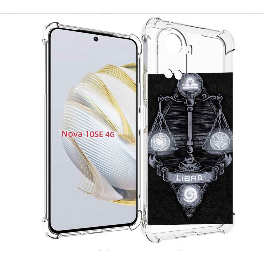 

Чехол MyPads знак зодиака весы 2 для Huawei Nova 10 SE, Прозрачный, Tocco
