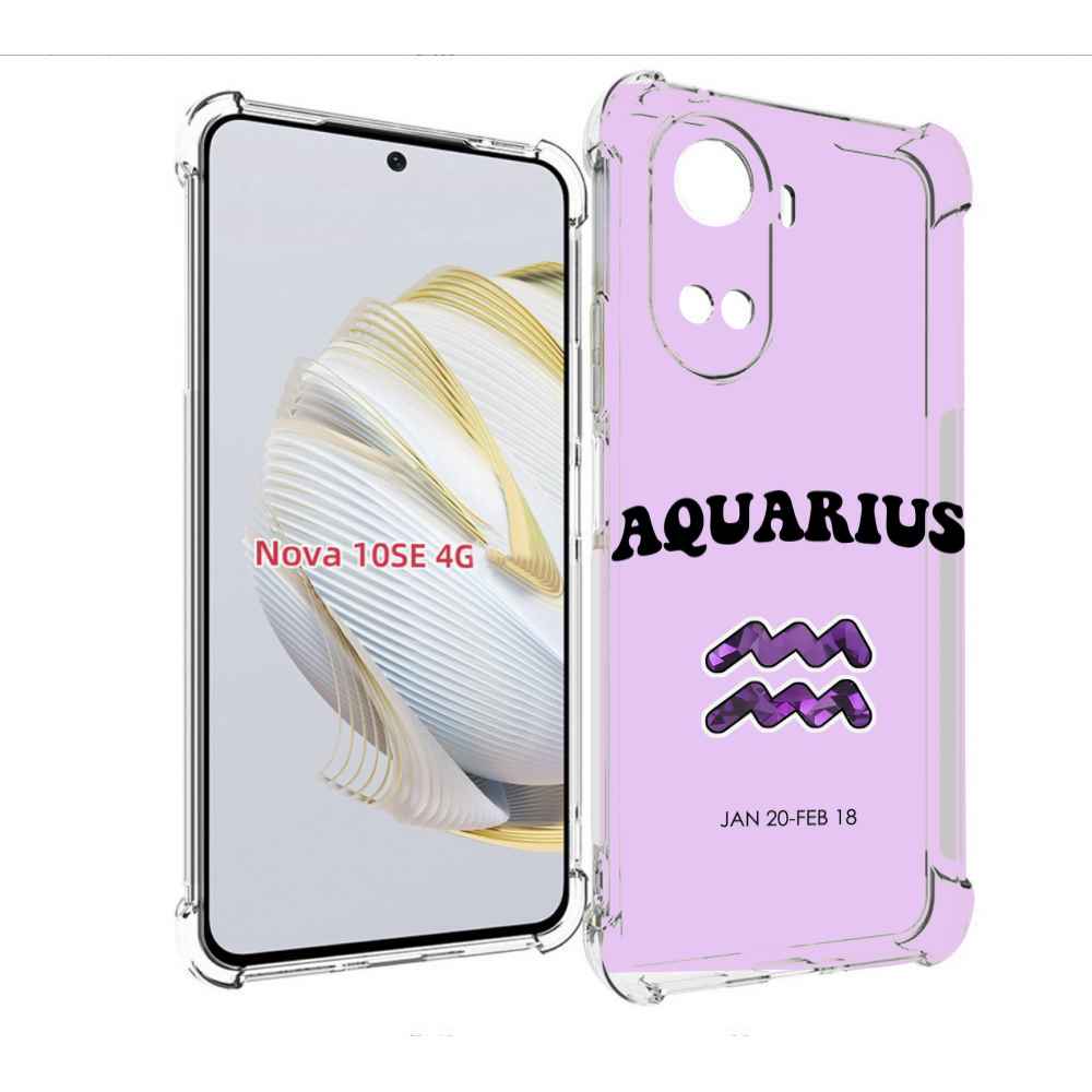 

Чехол MyPads знак зодиака водолеи 4 для Huawei Nova 10 SE, Прозрачный, Tocco