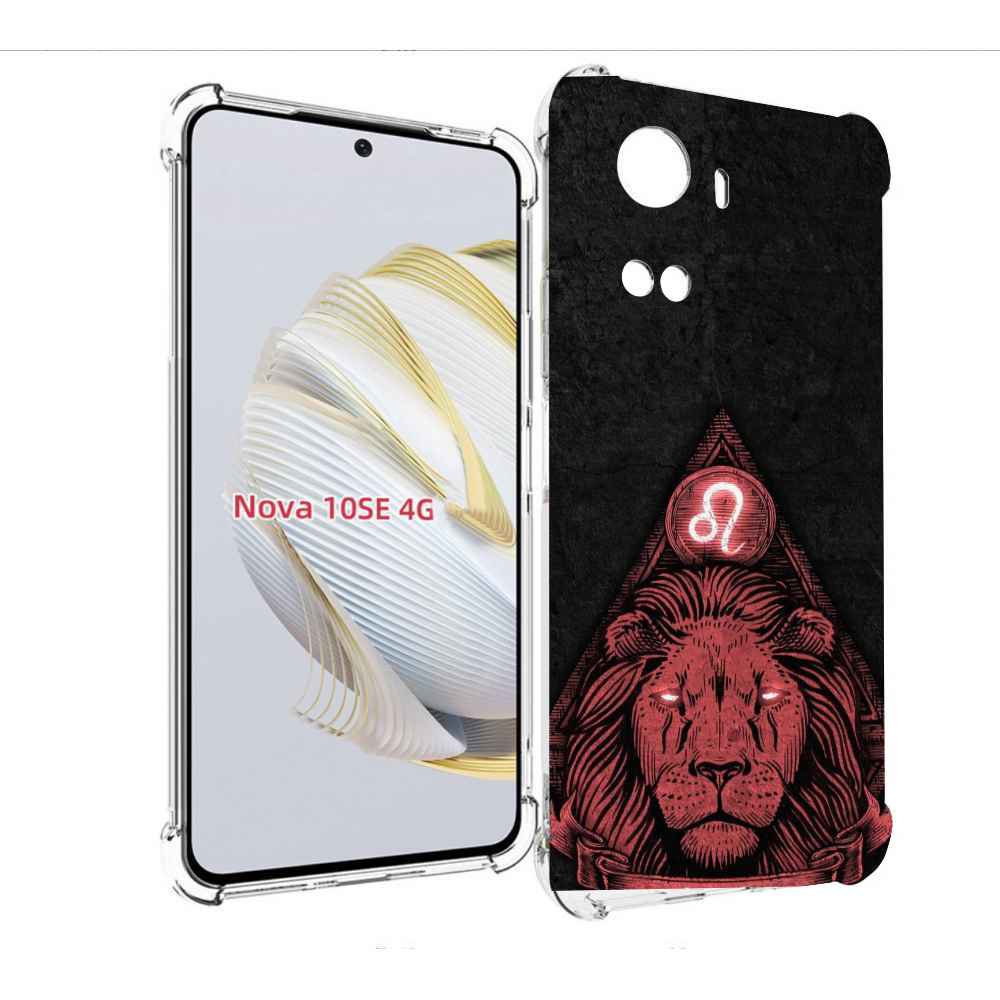 Чехол MyPads знак зодиака лев 4 для Huawei Nova 10 SE