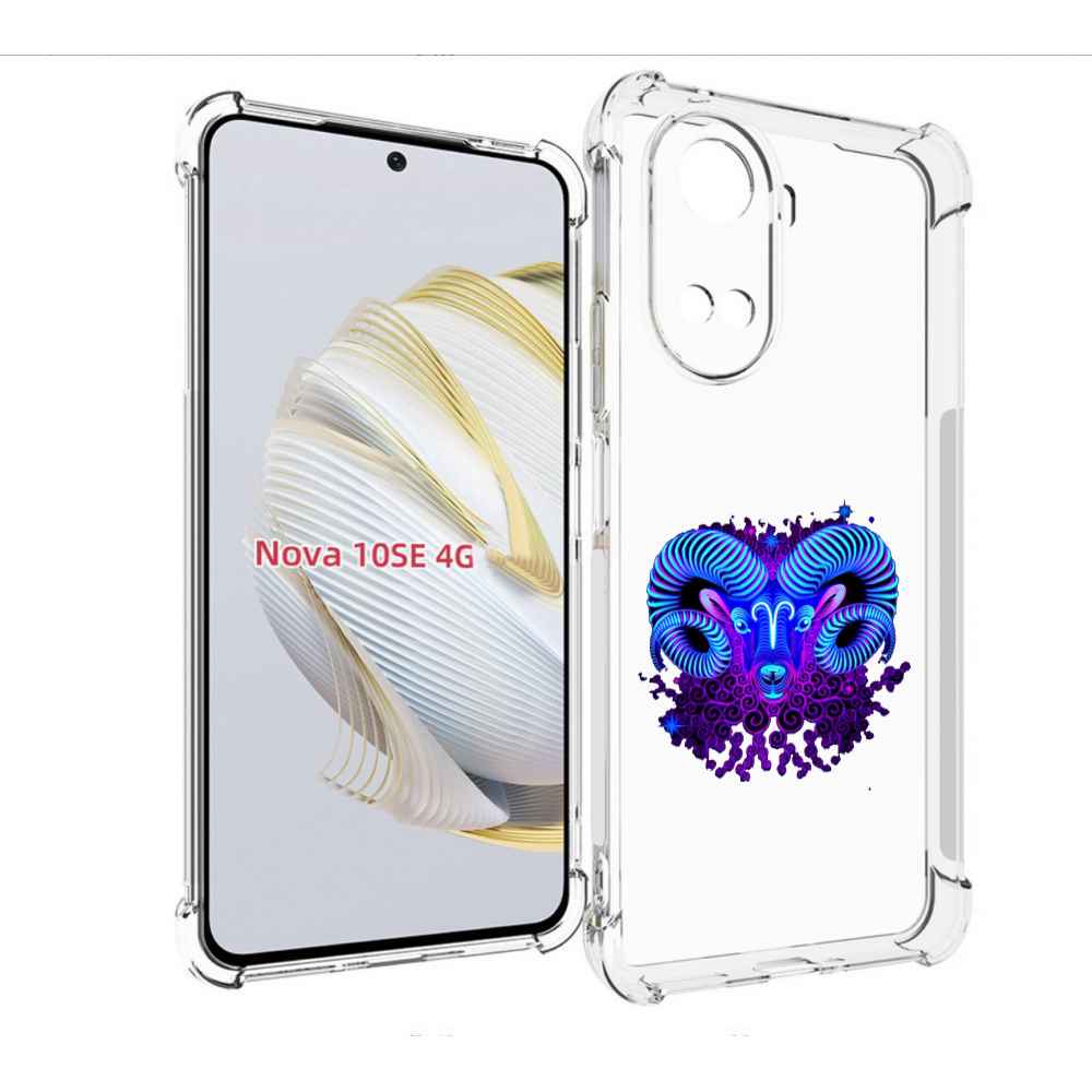 

Чехол MyPads знак зодиака овен 2 для Huawei Nova 10 SE, Прозрачный, Tocco