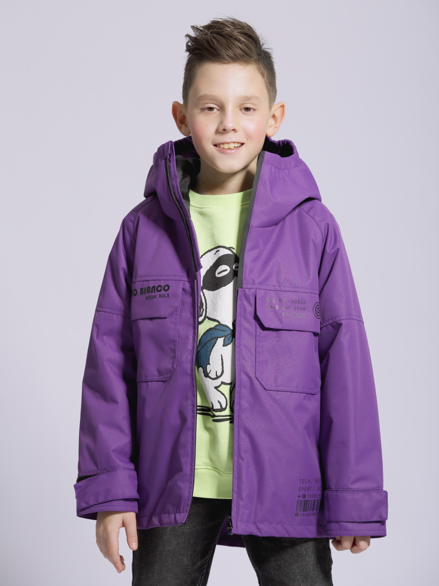 Куртка детская Orso Bianco Наса, фиолетовый, 134