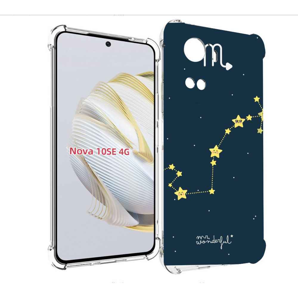 

Чехол MyPads знак зодиака скорпион 1 для Huawei Nova 10 SE, Прозрачный, Tocco