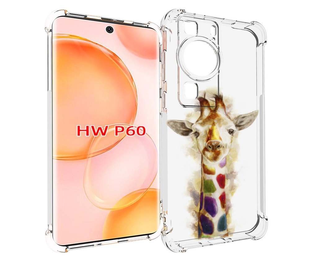 

Чехол MyPads Красочный жираф для Huawei P60, Tocco