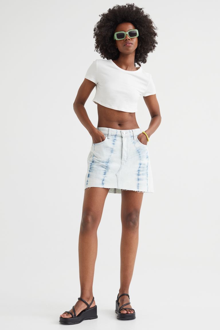 

Юбка женская H&M 1062427003 синяя S (доставка из-за рубежа), Синий, 1062427003