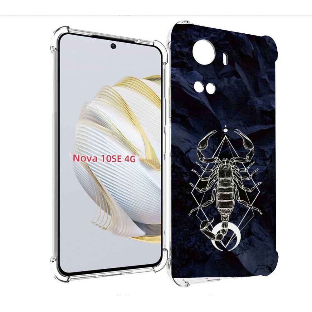 

Чехол MyPads знак зодиака скорпион 3 для Huawei Nova 10 SE, Прозрачный, Tocco