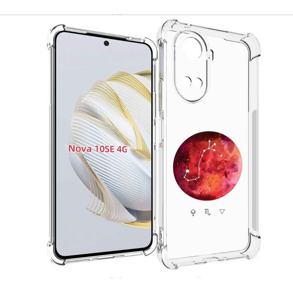 

Чехол MyPads знак зодиака скорпион 6 для Huawei Nova 10 SE, Прозрачный, Tocco