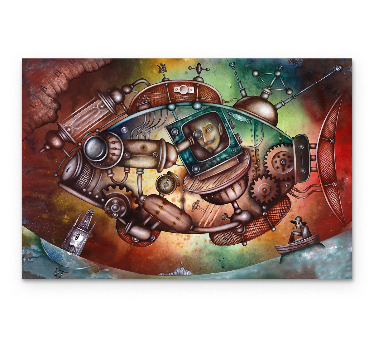 

Картина интерьерная на холсте Poly Print Art Батискаф 60х90 см.