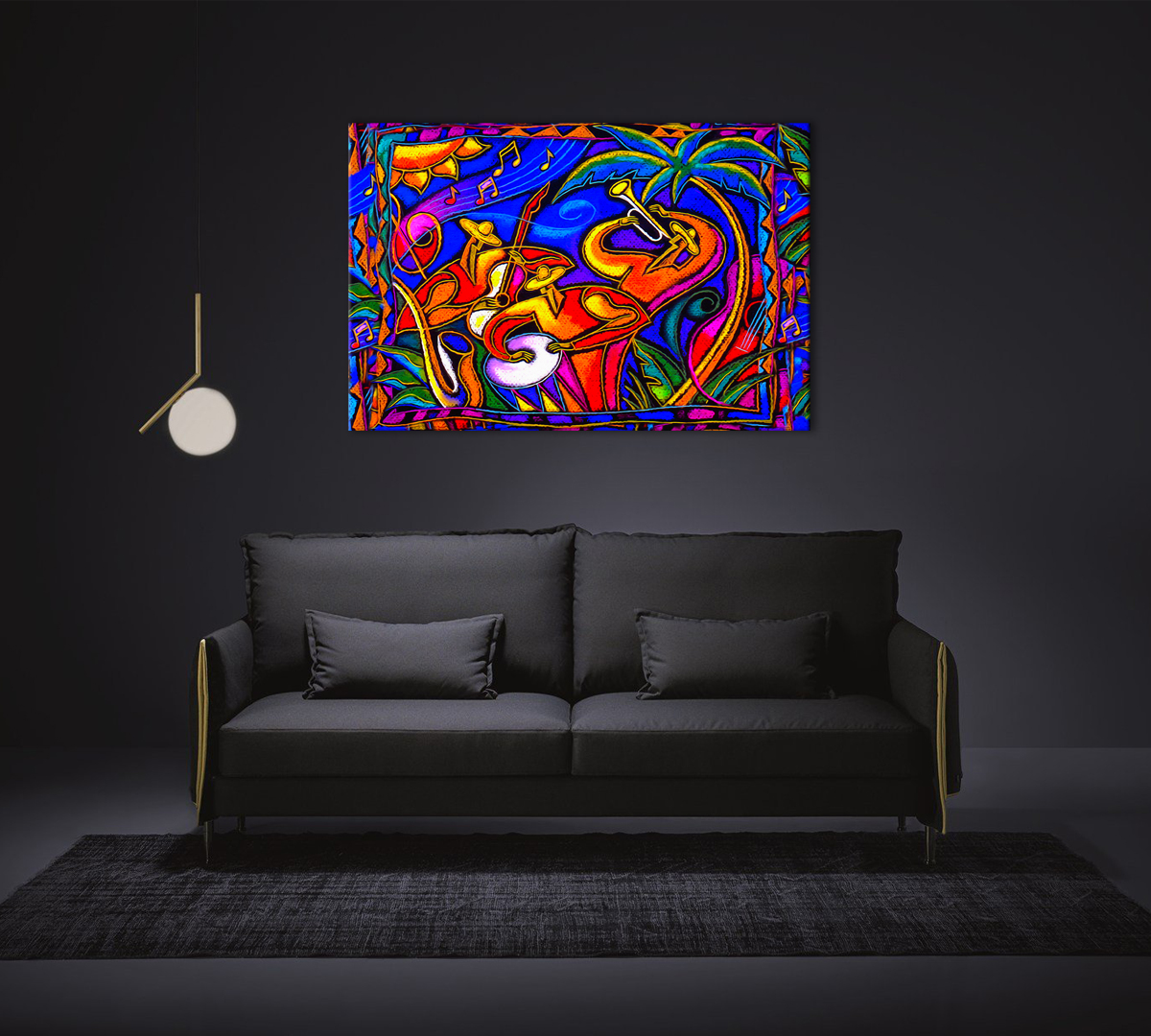

Картина интерьерная на холсте Poly Print Art Мексиканцы 40х60 см.