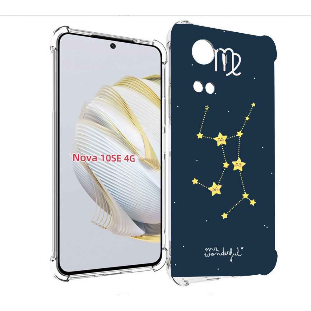 

Чехол MyPads знак-зодиака-дева-3 для Huawei Nova 10 SE, Прозрачный, Tocco