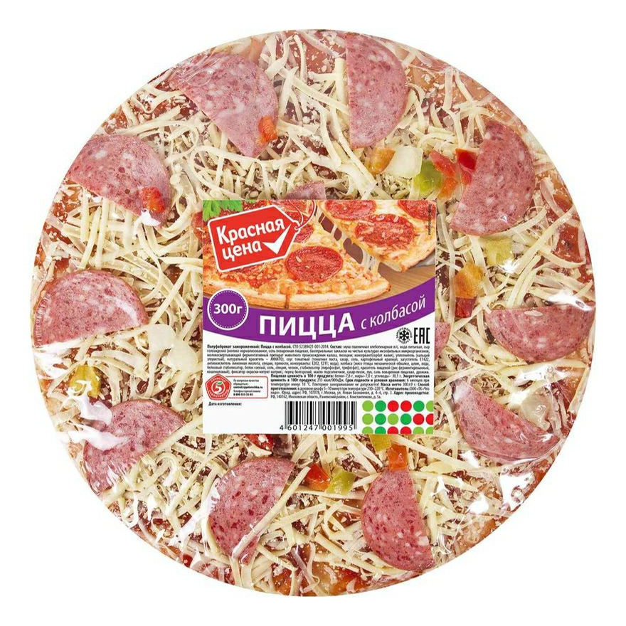 Пицца Красная цена Колбаса 300 г