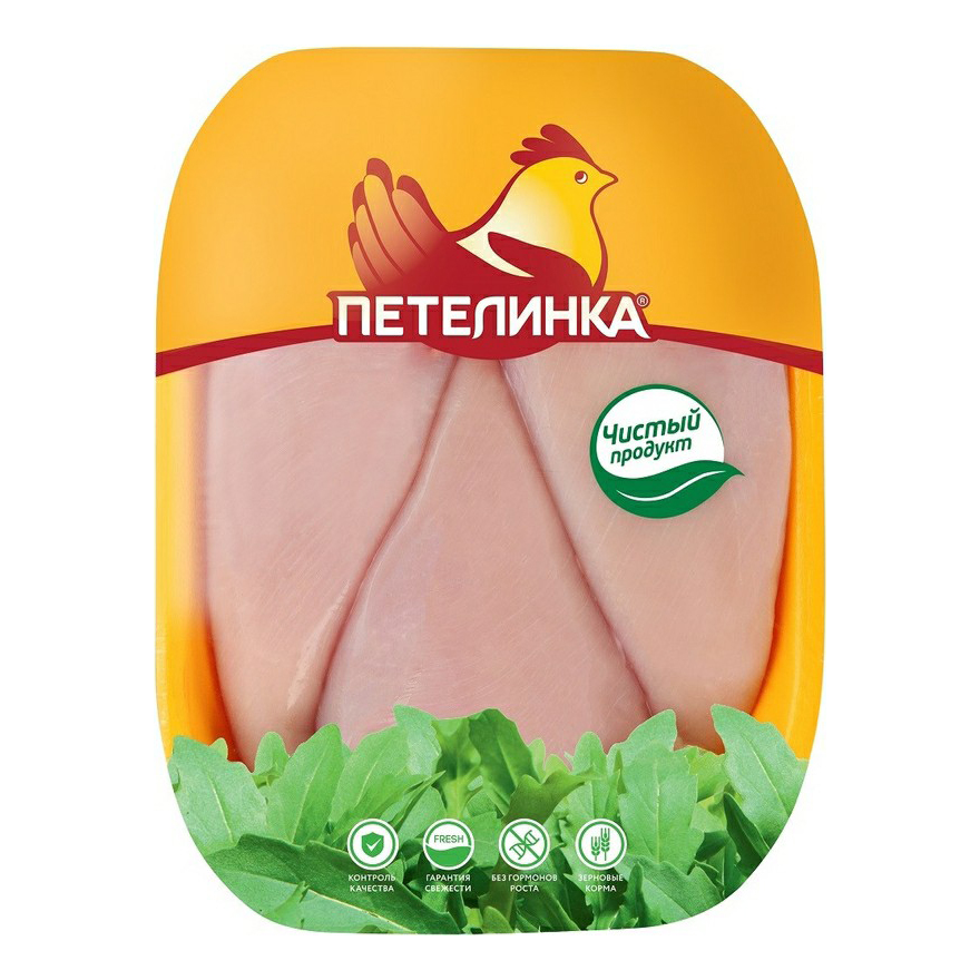

Филе грудки цыпленка Петелинка охлажденное +-1 кг