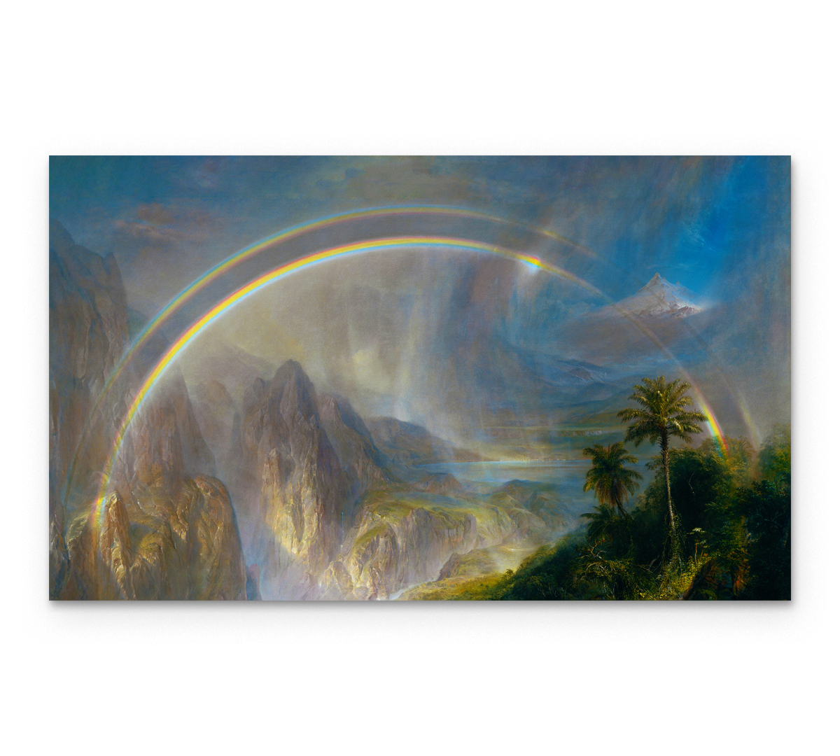 

Картина интерьерная на холсте Poly Print Art Радуга 50х30 см
