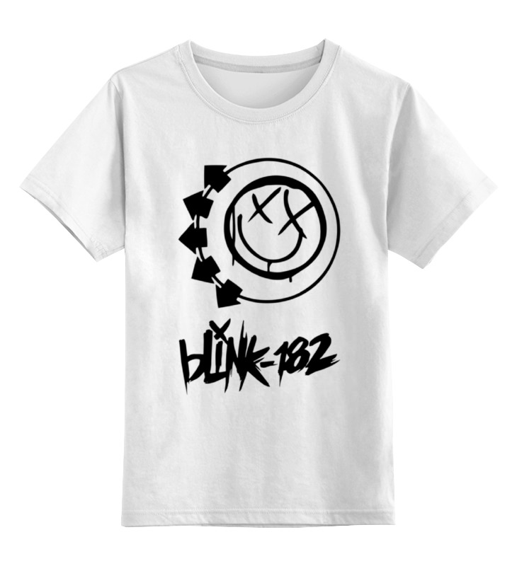 

Футболка детская Printio Blink-182 цв. белый р. 116, Blink-182