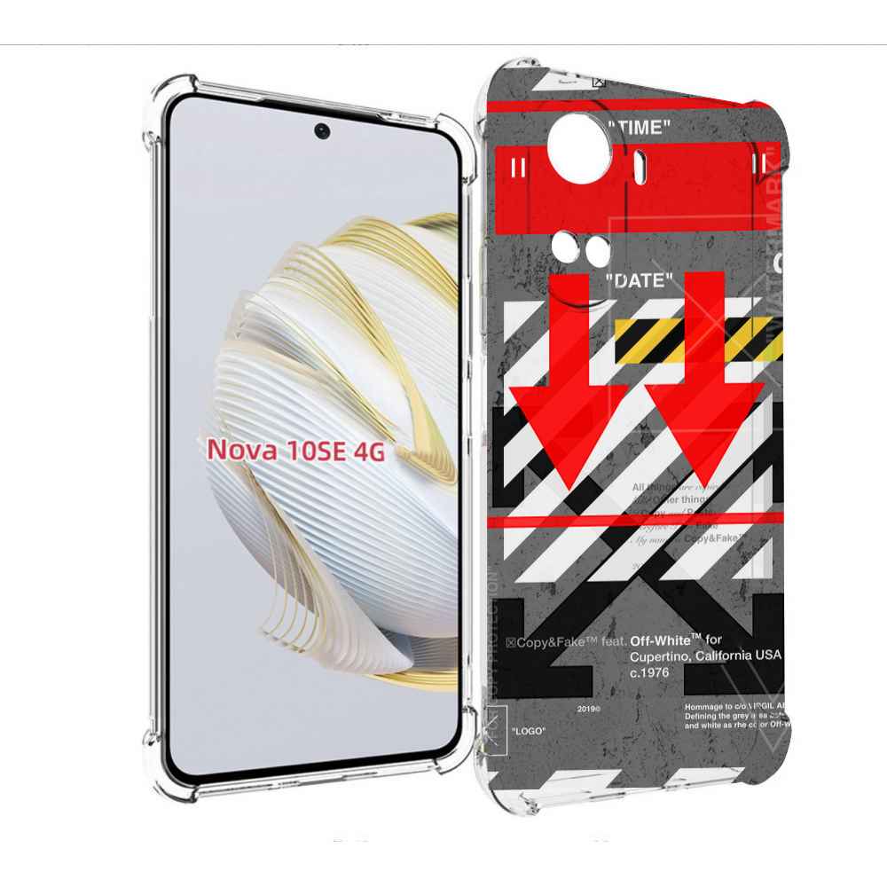 

Чехол MyPads знаки-логотипы для Huawei Nova 10 SE, Прозрачный, Tocco