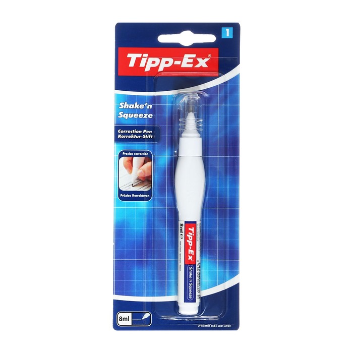 

Ручка-корректор Bic Tipp-Ex Shake'n Squeeze, 8мл, с металлическим наконечником