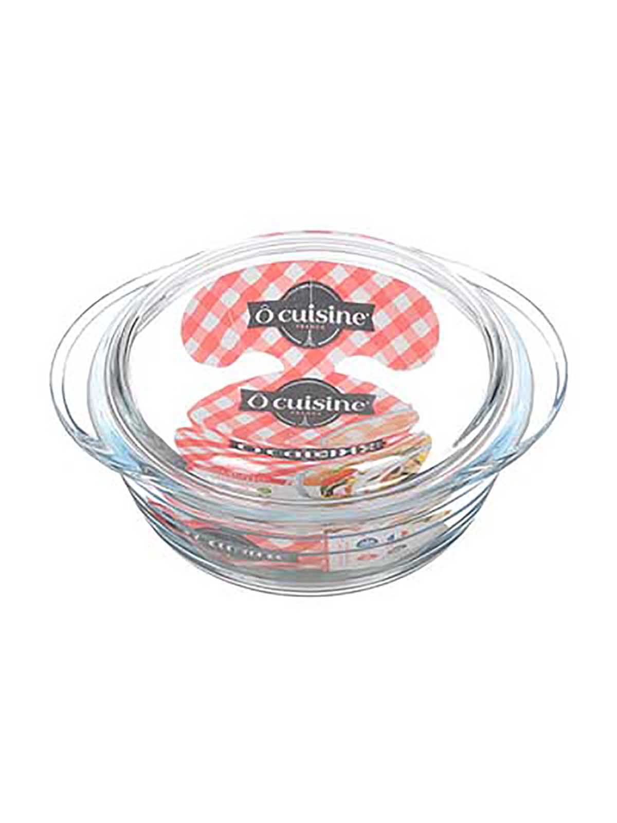 

Кастрюля Ocuisine, стеклянная, 3 л, с крышкой, Прозрачный