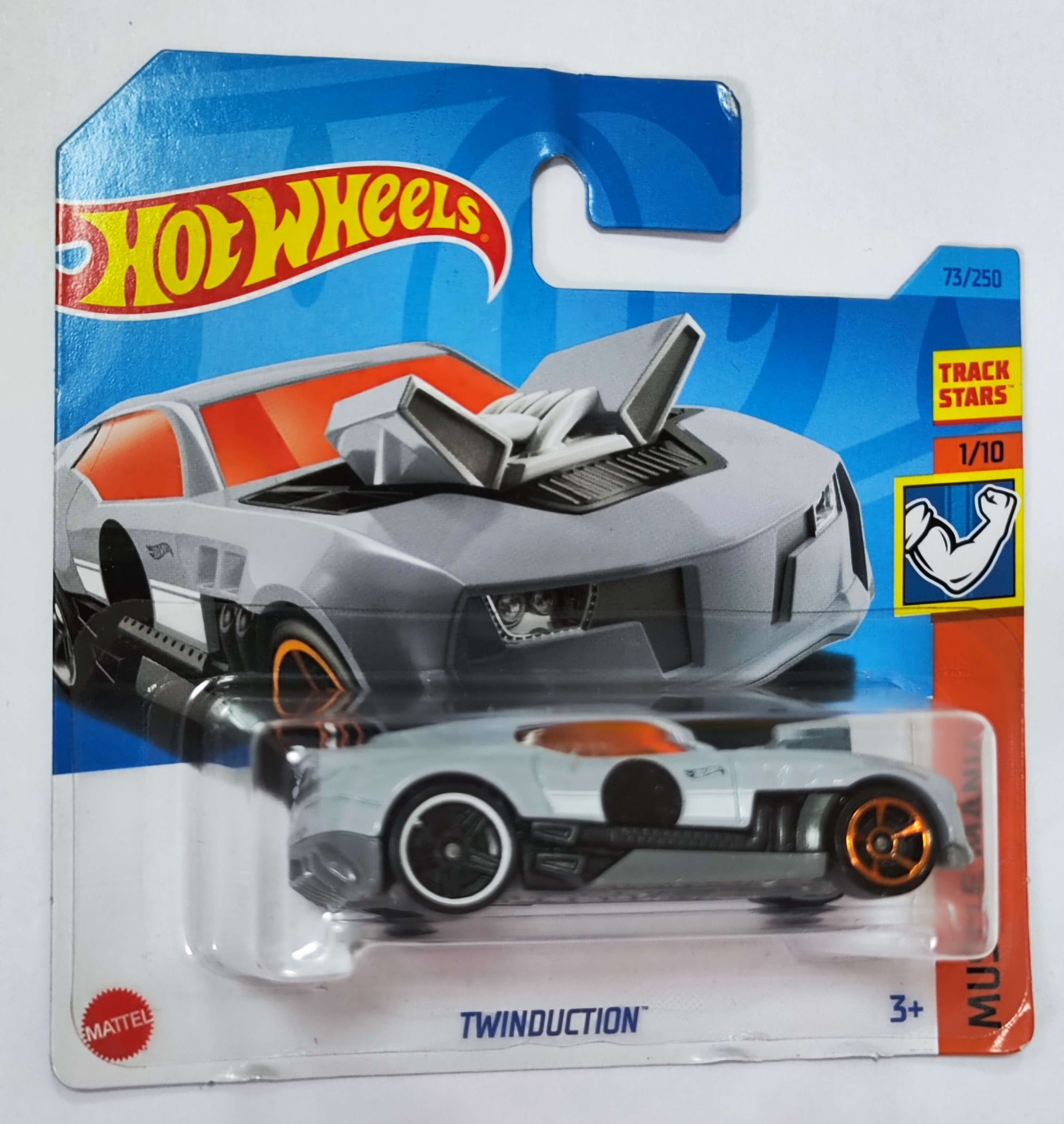 

Машинка базовой коллекции Hot Wheels TWINDUCTION серая 5785 HKK88, Серый, 5785/HKK88