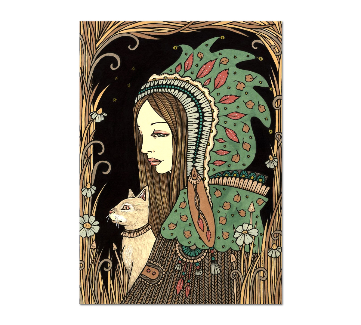 

Картина на холсте Poly Print Art Репродукция картины 5 Аниты Инверарити 40х50 см.