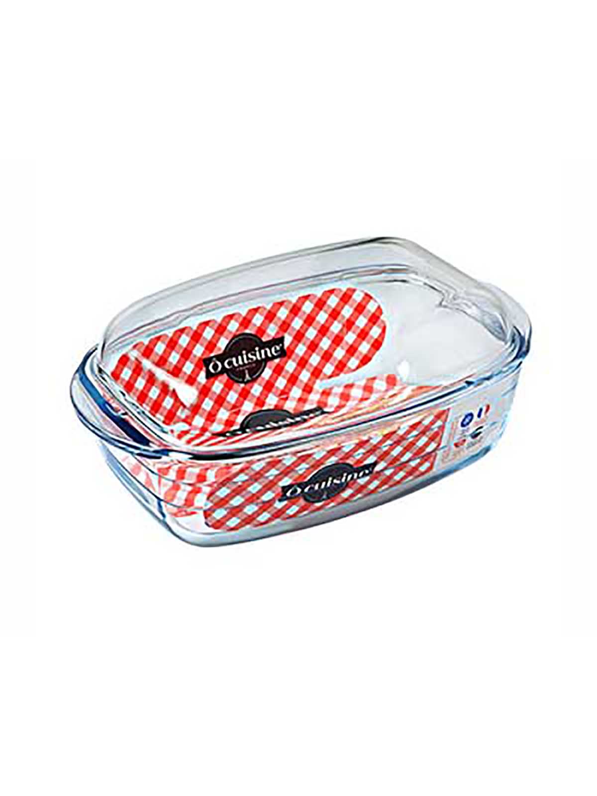 

Утятница Ocuisine Ocuisine, стеклянная, 4,5 л, Прозрачный