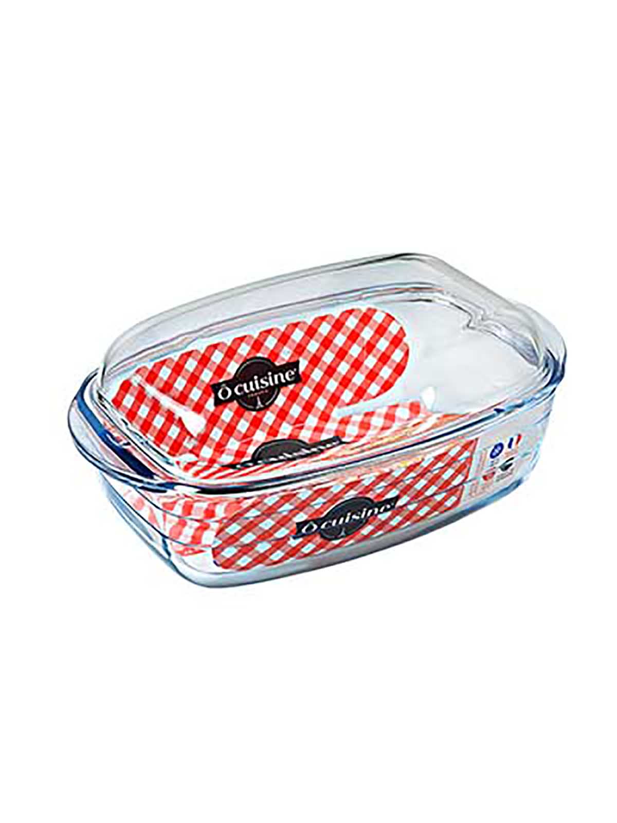 

Утятница Ocuisine Ocuisine, стеклянная, 6,5 л, Прозрачный