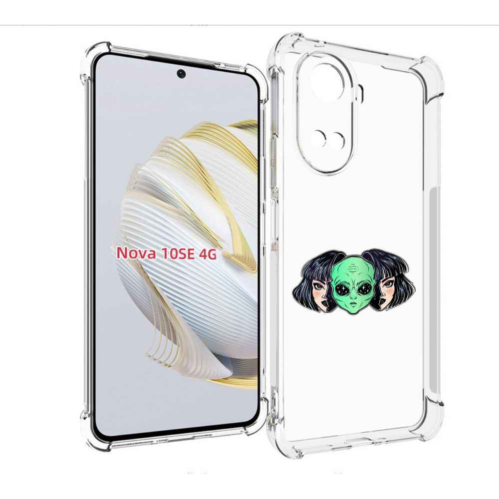

Чехол MyPads инопланетянин в девочке женский для Huawei Nova 10 SE, Прозрачный, Tocco