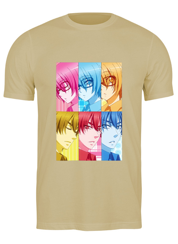 

Футболка мужская Printio Идзуми сэна и итидзё рёма бежевая S, Идзуми сэна и итидзё рёма