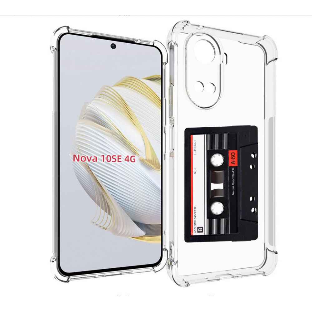 

Чехол MyPads касета для Huawei Nova 10 SE, Прозрачный, Tocco