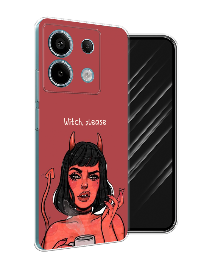 

Чехол Awog на Xiaomi Redmi Note 13 Pro 5G "Evil Girl", Бордовый;черный, 320150-1