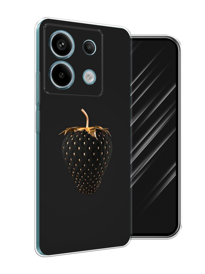 

Чехол Awog на Xiaomi Redmi Note 13 Pro 5G "Черно-золотая клубника", Черный;золотистый, 320150-1
