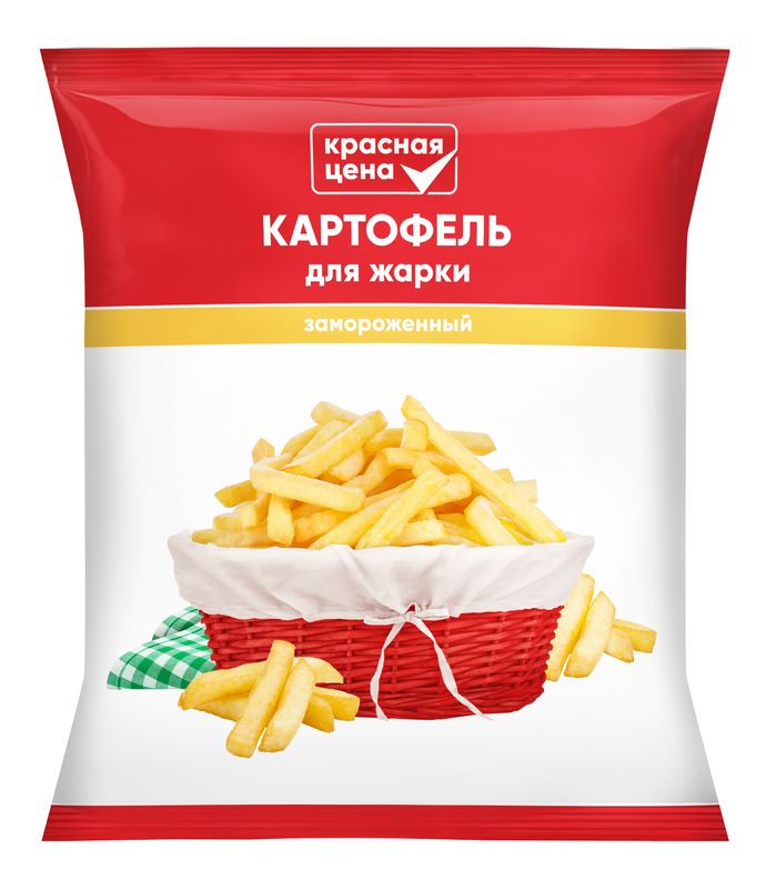 Картофель Красная цена для жарки замороженный 700 г