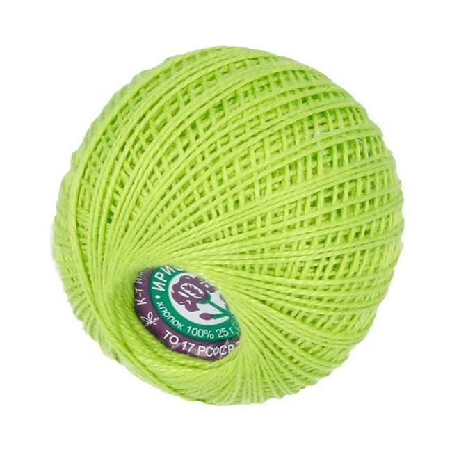 

Пряжа ПНК им. Кирова Ирис 20 шт. х 25 г 150 м цв. №4706 яр.салатовый ИРИС-№4706 яр, Зеленый