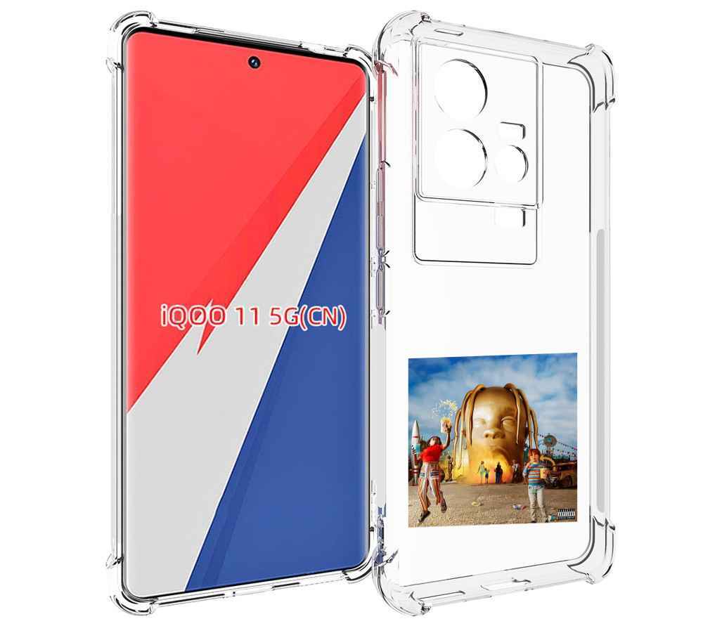 

Чехол MyPads Travis Scott - Astroworld для Vivo iQOO 11, Прозрачный, Tocco