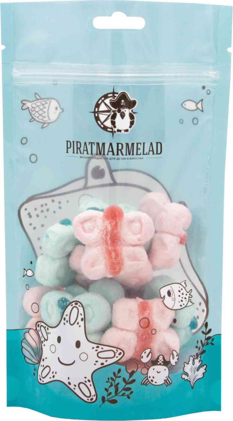 

Маршмеллоу Piratmarmelad Микс бабочек 125 г
