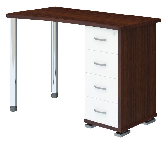 

Стол компьютерный Мэрдэс СКМ-50 ВБЕ-Лев, wenge-white pearl