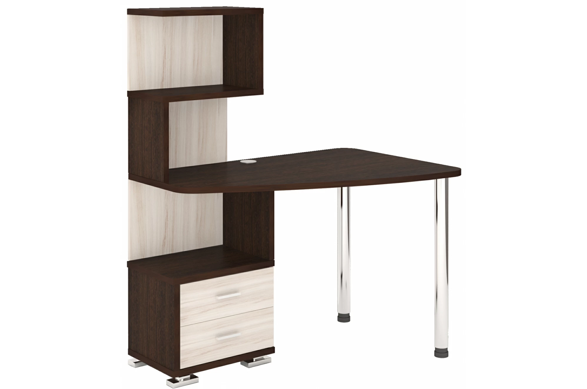 

Стол компьютерный Мэрдэс СКМ-60 ВК-ПРАВ, Wenge - caramel