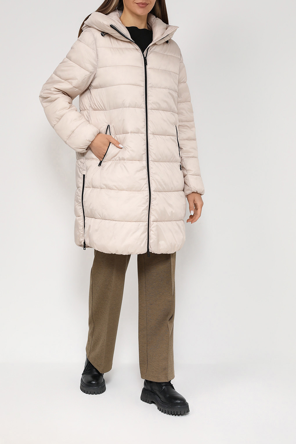 

Пальто женское Esprit Casual 073EE1G339 бежевое S, Бежевый, 073EE1G339