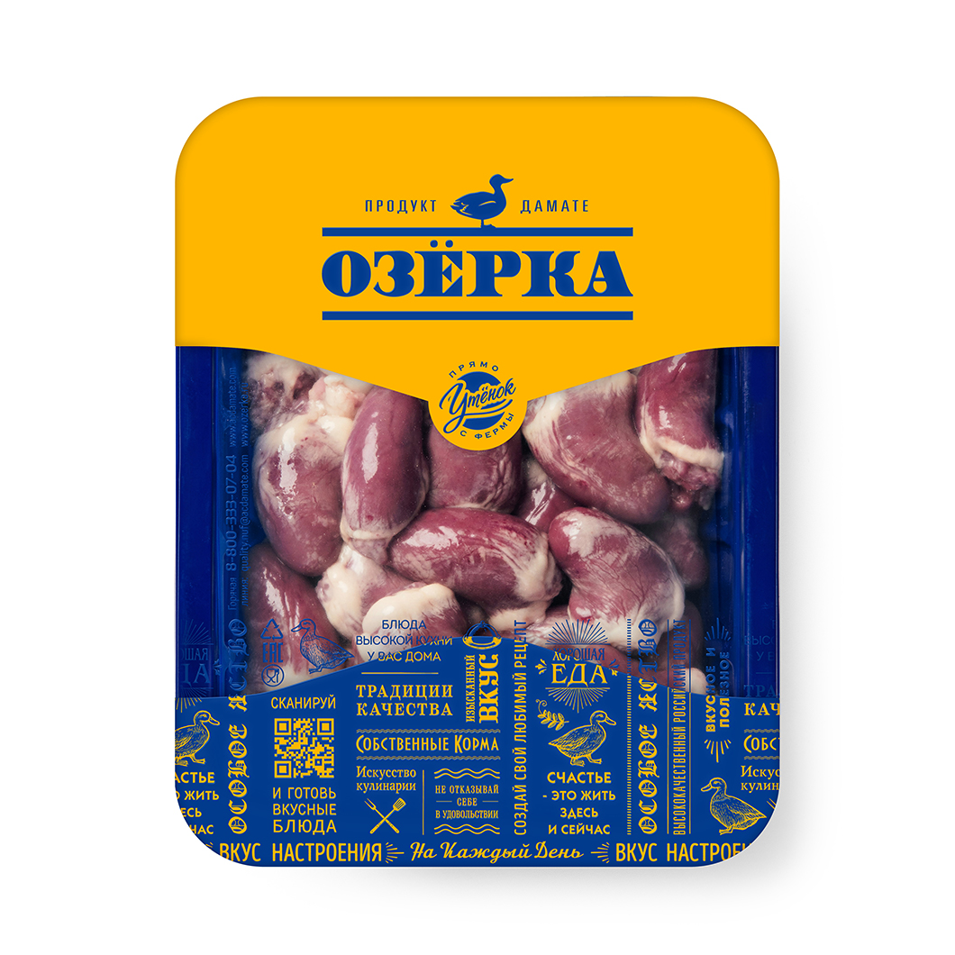 

Сердце утенка Озерка охлажденное +-550 г
