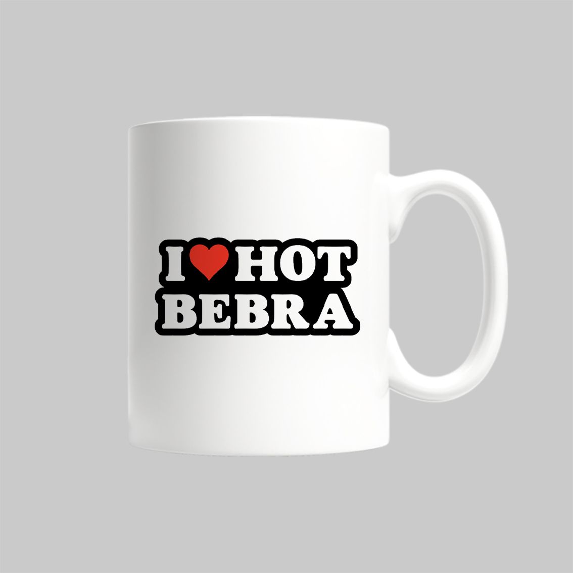 

Кружка I Love Hot Bebra Бебра